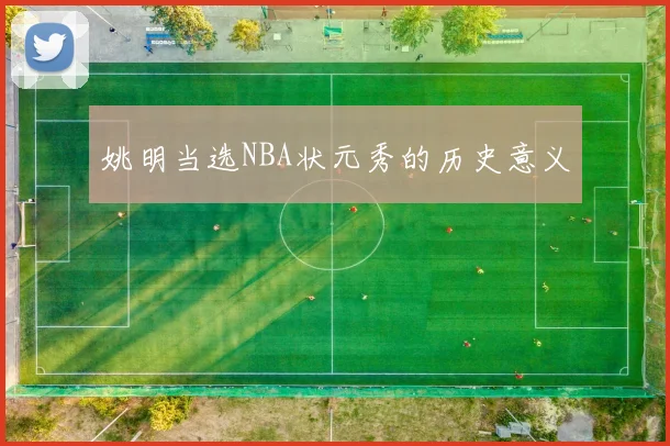 姚明当选NBA状元秀的历史意义